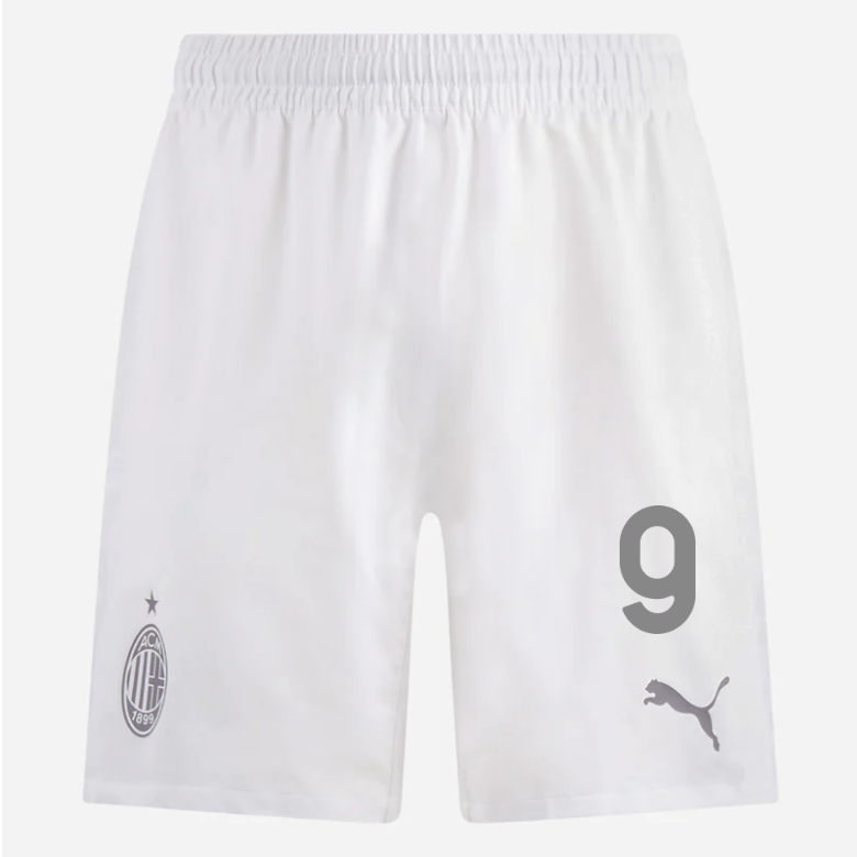 milan-away-202324-shorts-white-9-luka-jovic Collection – Official AC Milan Kits Collection - Official AC Milan Kits