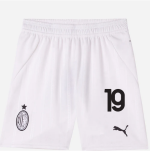 milan-away-202425-kids-shorts-white-19-theo-hernandez Collection – Official AC Milan Kits Collection - Official AC Milan Kits