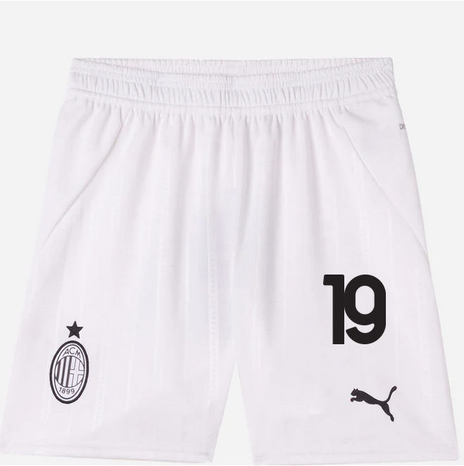 milan-away-202425-kids-shorts-white-19-theo-hernandez Collection – Official AC Milan Kits Collection - Official AC Milan Kits