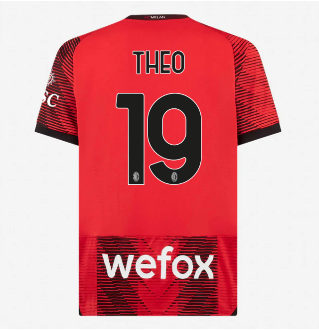 milan-home-202324-jersey-19-theo-hernandez Collection – Official AC Milan Kits Collection - Official AC Milan Kits