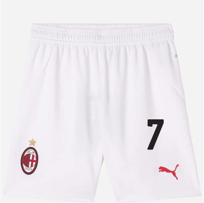 milan-home-202425-kids-shorts-white-7-alvaro-morata Collection – Official AC Milan Kits Collection - Official AC Milan Kits