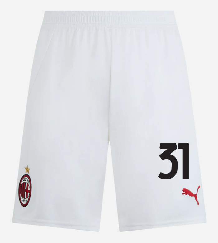 milan-home-202425-shorts-white-31-strahinja-pavlovic Collection – Official AC Milan Kits Collection - Official AC Milan Kits