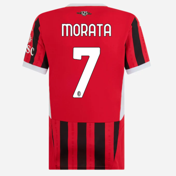 milan-home-202425-woman-jersey-7-alvaro-morata Collection – Official AC Milan Kits Collection - Official AC Milan Kits
