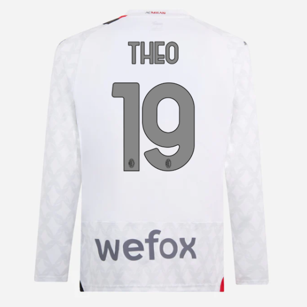 milan-long-sleeve-away-202324-jersey-19-theo-hernandez Collection – Official AC Milan Kits Collection - Official AC Milan Kits