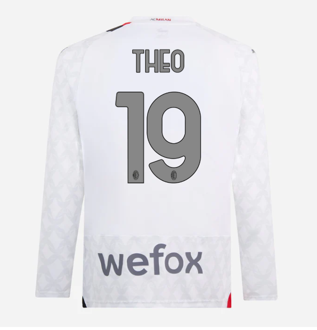 milan-long-sleeve-away-202324-jersey-19-theo-hernandez Collection – Official AC Milan Kits Collection - Official AC Milan Kits