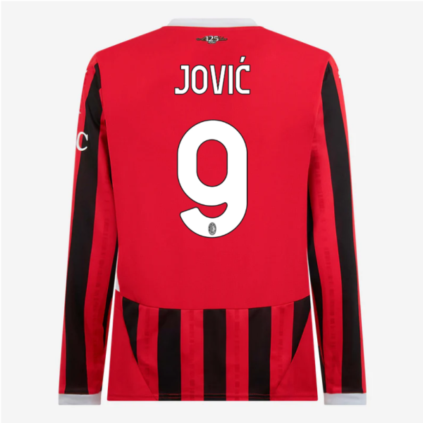 milan-long-sleeve-home-202425-jersey-9-luka-jovic Collection – Official AC Milan Kits Collection - Official AC Milan Kits