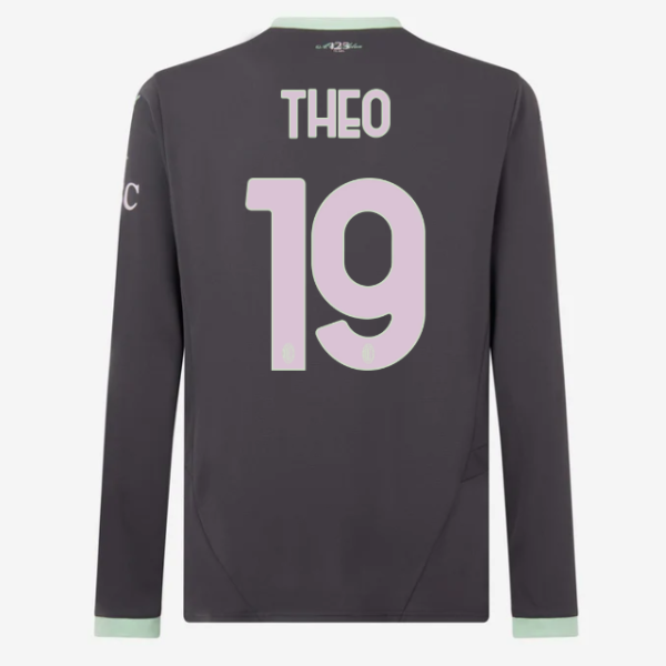 milan-long-sleeve-third-202425-jersey-19-theo-hernandez Collection – Official AC Milan Kits Collection - Official AC Milan Kits
