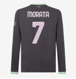 milan-long-sleeve-third-202425-jersey-7-Alvaro-morata Collection – Official AC Milan Kits Collection - Official AC Milan Kits