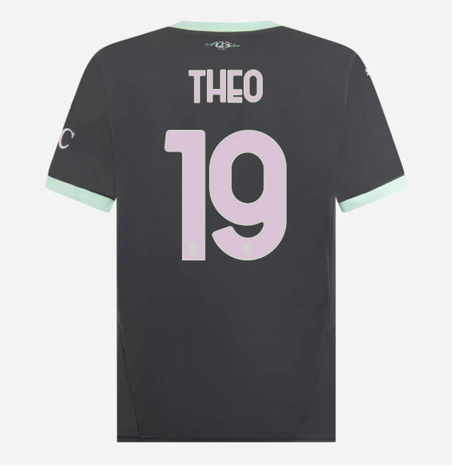 milan-third-202425-jersey-19-theo-hernandez Collection – Official AC Milan Kits Collection - Official AC Milan Kits