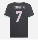 milan-third-202425-jersey-7-Alvaro-morata Collection – Official AC Milan Kits Collection - Official AC Milan Kits