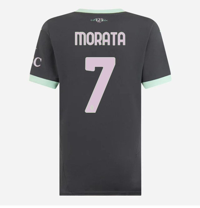 milan-third-202425-woman-jersey-7-Alvaro-morata Collection – Official AC Milan Kits Collection - Official AC Milan Kits
