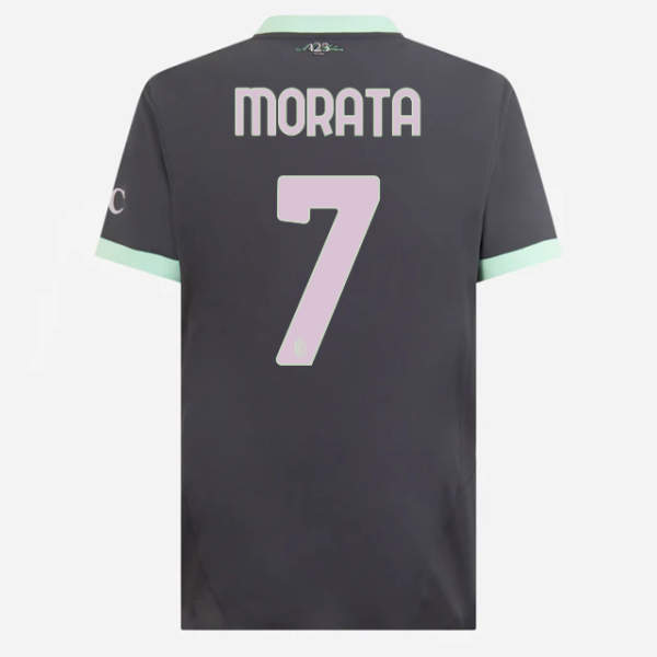 milan-third-authentic-202425-jersey-7-Alvaro-morata Collection – Official AC Milan Kits Collection - Official AC Milan Kits