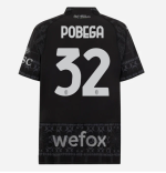 authentic jersey ac milan x pleasures 202324 – dark version – 32 tommaso pobega Collection – Official AC Milan Kits Collection - Official AC Milan Kits