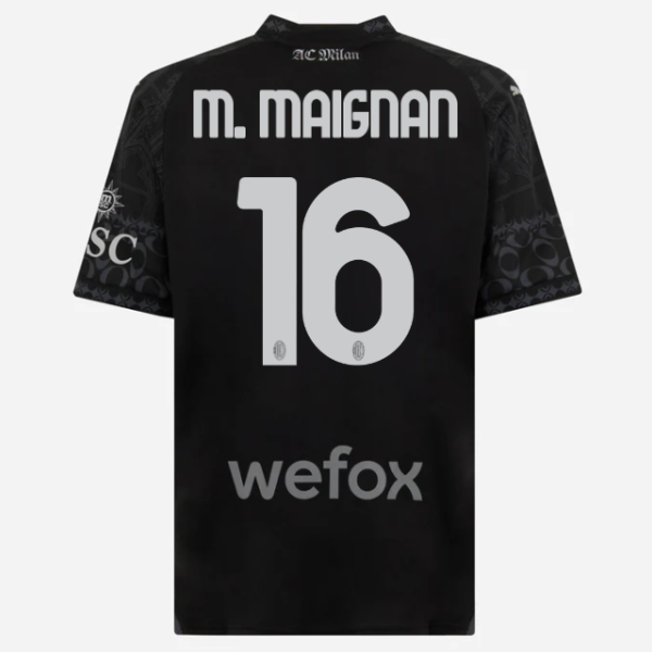 jersey ac milan x pleasures 202324 – dark version – 16 mike maignan Collection – Official AC Milan Kits Collection - Official AC Milan Kits