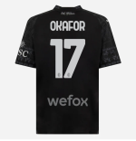 jersey ac milan x pleasures 202324 – dark version – 17 noah okafor Collection – Official AC Milan Kits Collection - Official AC Milan Kits