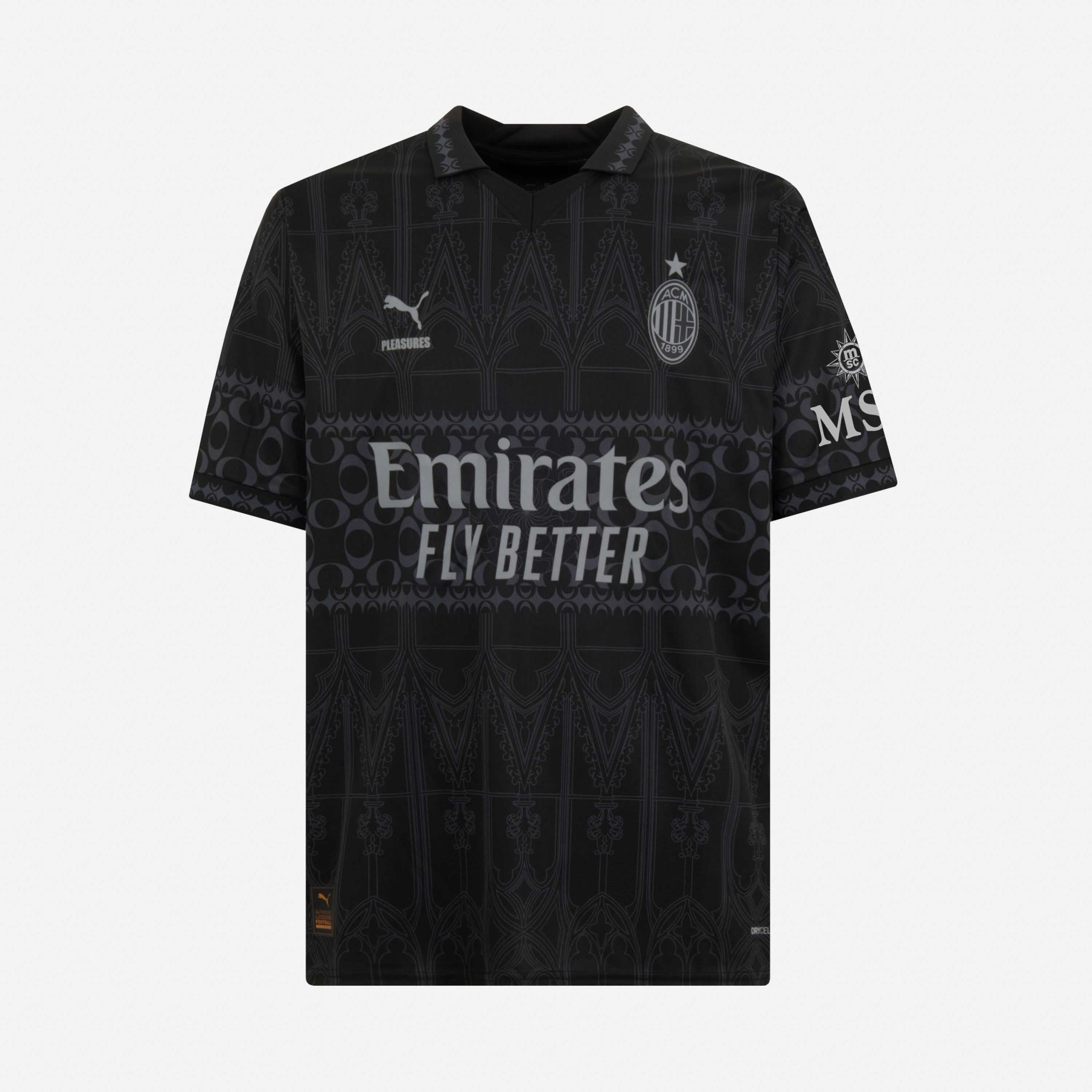jersey ac milan x pleasures 202324 – dark version – 19 theo hernández Collection – Official AC Milan Kits Collection - Official AC Milan Kits