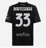 jersey ac milan x pleasures 202324 – dark version – 33 davide bartesaghi Collection – Official AC Milan Kits Collection - Official AC Milan Kits
