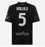 jersey ac milan x pleasures 202324 – dark version – 5 pierre kalulu Collection – Official AC Milan Kits Collection - Official AC Milan Kits