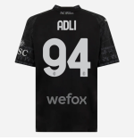 jersey ac milan x pleasures 202324 – dark version – 94 yacine adli Collection – Official AC Milan Kits Collection - Official AC Milan Kits