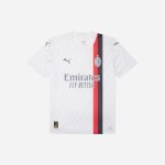 milan away 202324 kids jersey – 10 rafael leão Collection – Official AC Milan Kits Collection - Official AC Milan Kits