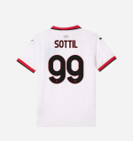 milan away 202425 kids jersey – 99 riccardo sottil Collection – Official AC Milan Kits Collection - Official AC Milan Kits
