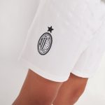 milan away 202425 kids shorts white – 19 theo hernández Collection – Official AC Milan Kits Collection - Official AC Milan Kits