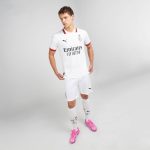 milan away 202425 shorts white – 10 rafael leão Collection – Official AC Milan Kits Collection - Official AC Milan Kits