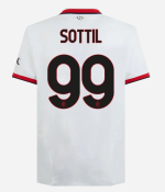 milan away authentic 202425 jersey – 99 riccardo sottil Collection – Official AC Milan Kits Collection - Official AC Milan Kits