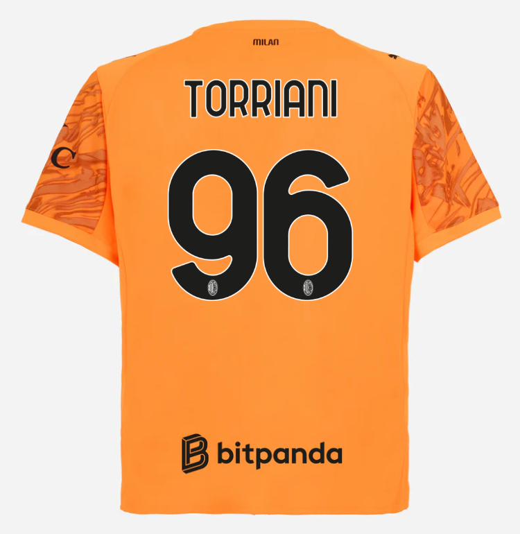 milan goalkeeper away 202526 jersey – 96 lorenzo torriani Collection – Official AC Milan Kits Collection - Official AC Milan Kits