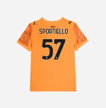 milan goalkeeper away 202526 kids jersey – 57 marco sportiello Collection – Official AC Milan Kits Collection - Official AC Milan Kits