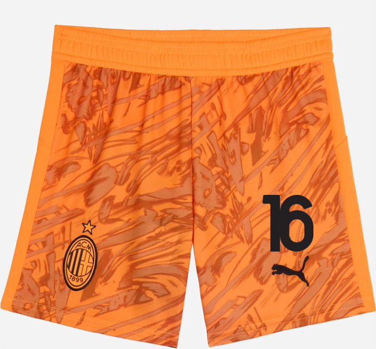 milan goalkeeper away 202526 kidsshorts – 16 mike maignan Collection – Official AC Milan Kits Collection - Official AC Milan Kits