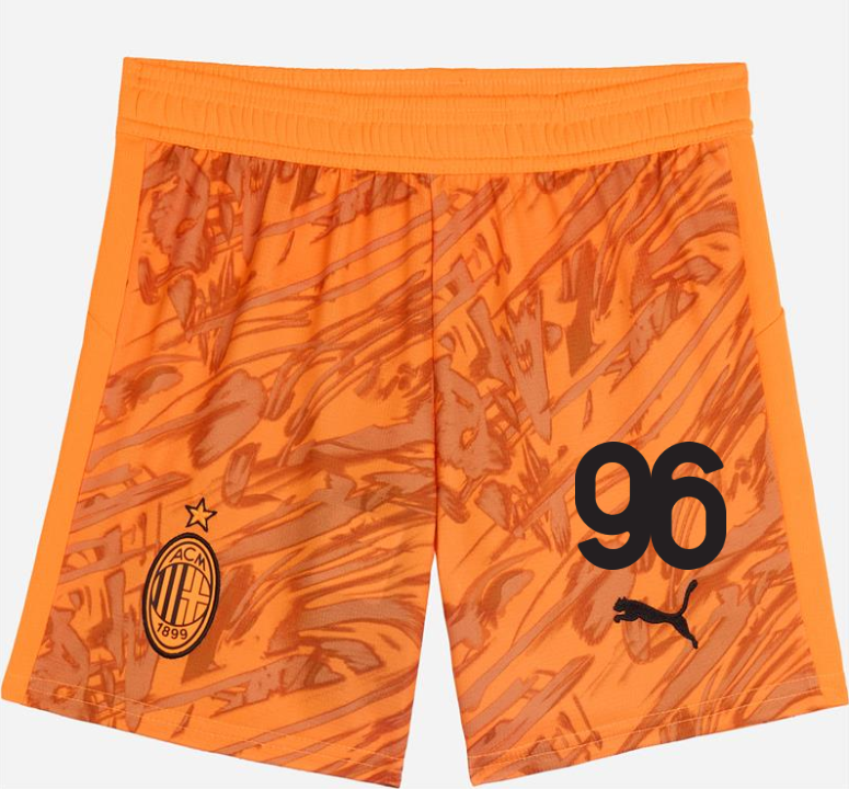 milan goalkeeper away 202526 kidsshorts – 96 lorenzo torriani Collection – Official AC Milan Kits Collection - Official AC Milan Kits