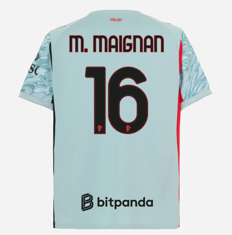 milan goalkeeper home 202526 jersey – 16 mike maignan Collection – Official AC Milan Kits Collection - Official AC Milan Kits