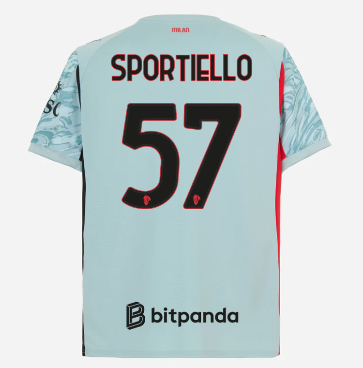 milan goalkeeper home 202526 jersey – 57 marco sportiello Collection – Official AC Milan Kits Collection - Official AC Milan Kits