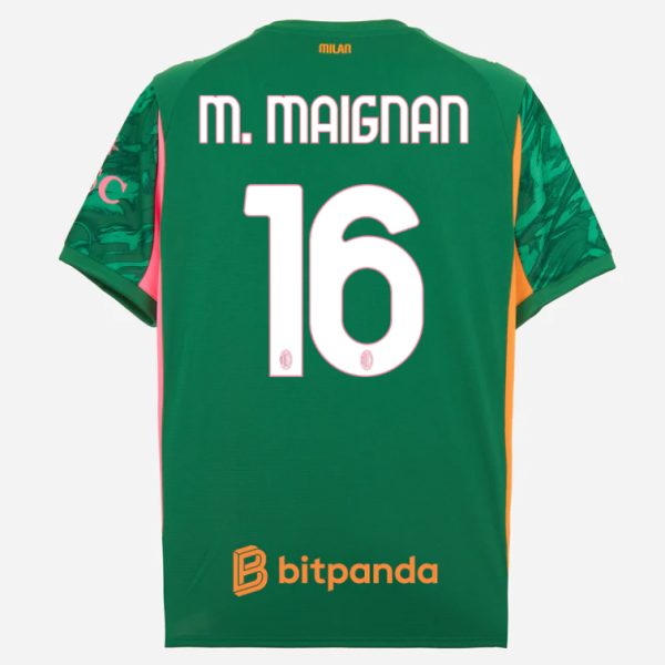 milan goalkeeper third 202526 jersey – 16 mike maignan Collection – Official AC Milan Kits Collection - Official AC Milan Kits