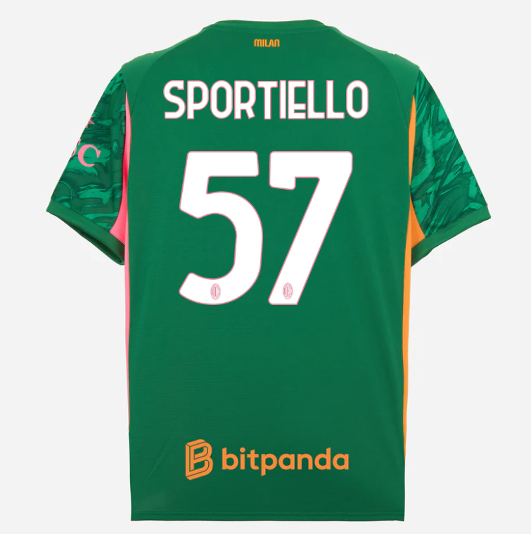 milan goalkeeper third 202526 jersey – 57 marco sportiello Collection – Official AC Milan Kits Collection - Official AC Milan Kits