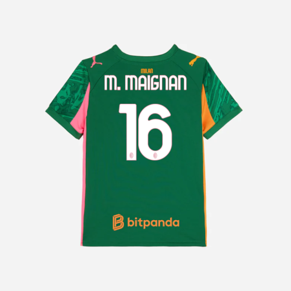 milan goalkeeper third 202526 kids jersey – 16 mike maignan Collection – Official AC Milan Kits Collection - Official AC Milan Kits