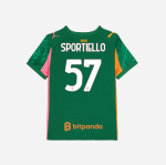 milan goalkeeper third 202526 kids jersey – 57 marco sportiello Collection – Official AC Milan Kits Collection - Official AC Milan Kits
