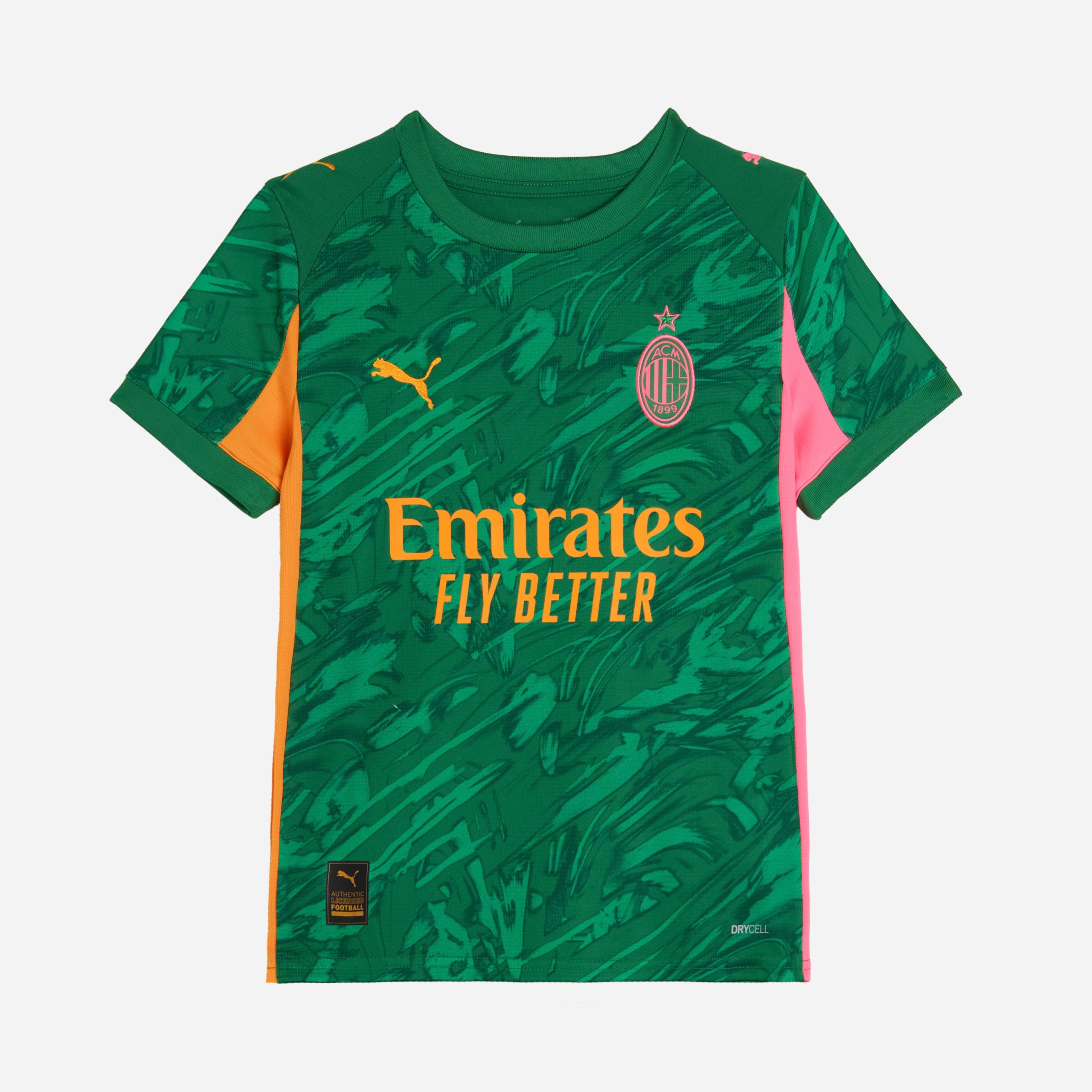 milan goalkeeper third 202526 kids jersey with custom printing Collection – Official AC Milan Kits Collection - Official AC Milan Kits