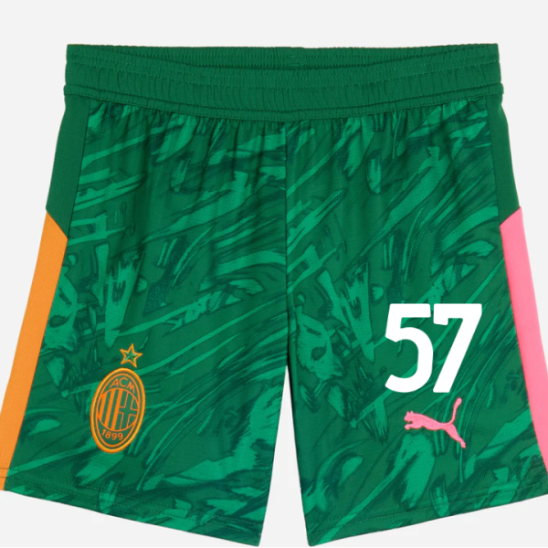 milan goalkeeper third 202526 kidsshorts – 57 marco sportiello Collection – Official AC Milan Kits Collection - Official AC Milan Kits