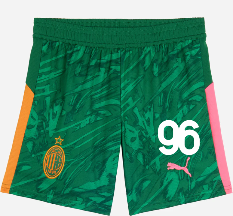 milan goalkeeper third 202526 kidsshorts – 96 lorenzo torriani Collection – Official AC Milan Kits Collection - Official AC Milan Kits