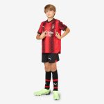 milan home 202324 kids jersey – 10 rafael leão Collection – Official AC Milan Kits Collection - Official AC Milan Kits