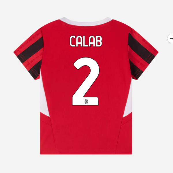 milan home 202425 baby kit – 2 davide calabria Collection – Official AC Milan Kits Collection - Official AC Milan Kits