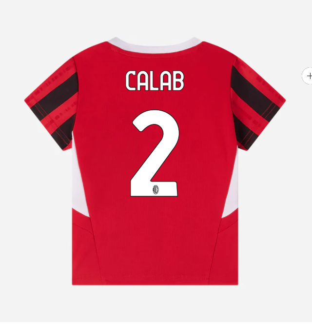 milan home 202425 baby kit – 2 davide calabria Collection – Official AC Milan Kits Collection - Official AC Milan Kits
