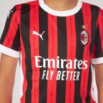 milan home 202425 kids jersey – 19 theo hernández Collection – Official AC Milan Kits Collection - Official AC Milan Kits