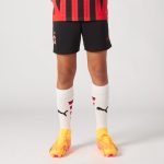 milan home 202425 kids shorts – 31 strahinja pavlović Collection – Official AC Milan Kits Collection - Official AC Milan Kits