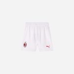 milan home 202425 kids shorts white – 99 riccardo sottil Collection – Official AC Milan Kits Collection - Official AC Milan Kits