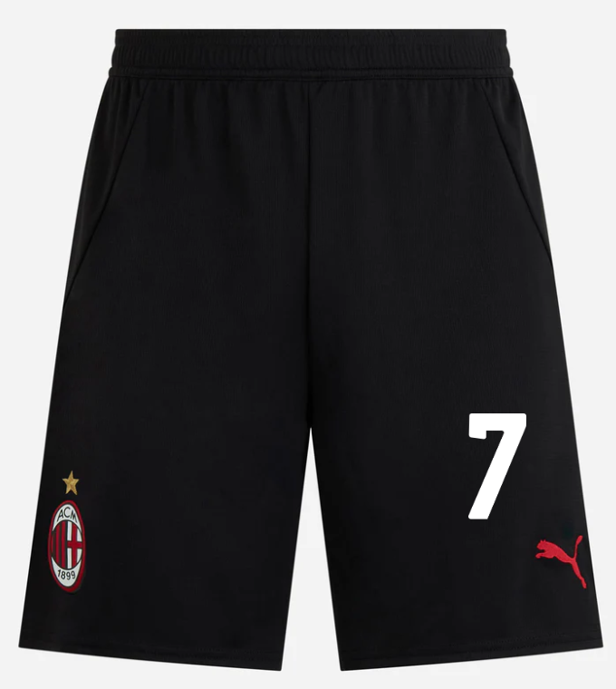 milan home 202425 shorts – 7 santiago gimenez Collection – Official AC Milan Kits Collection - Official AC Milan Kits