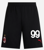milan home 202425 shorts – 99 riccardo sottil Collection – Official AC Milan Kits Collection - Official AC Milan Kits