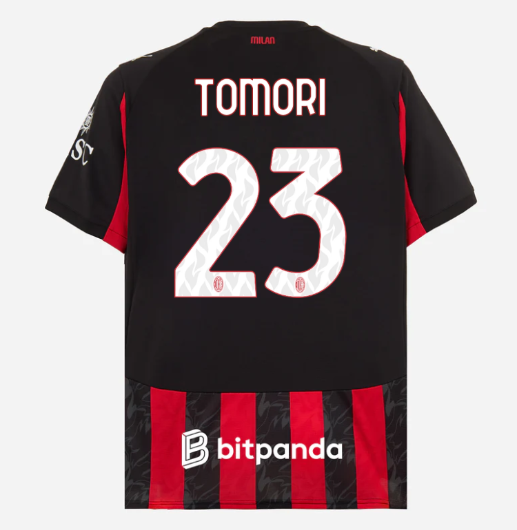 milan home 202526 jersey – 23 fikayo tomori Collection – Official AC Milan Kits Collection - Official AC Milan Kits